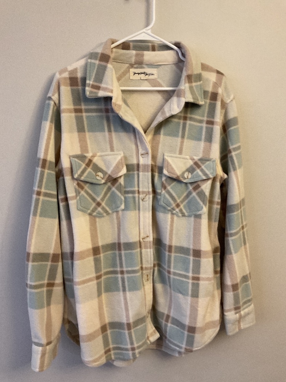 Cream shacket super soft
